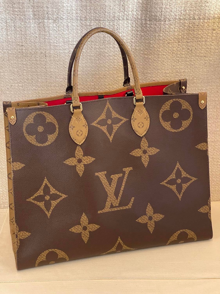 100 Original Louis Vuitton Onthego GM Reverse Monogram M45320